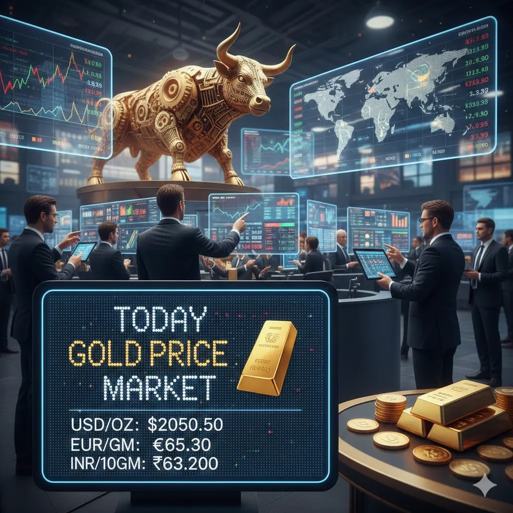 Today Gold Price Market  Latest Gold Rate, Spot Price & Market Analysis